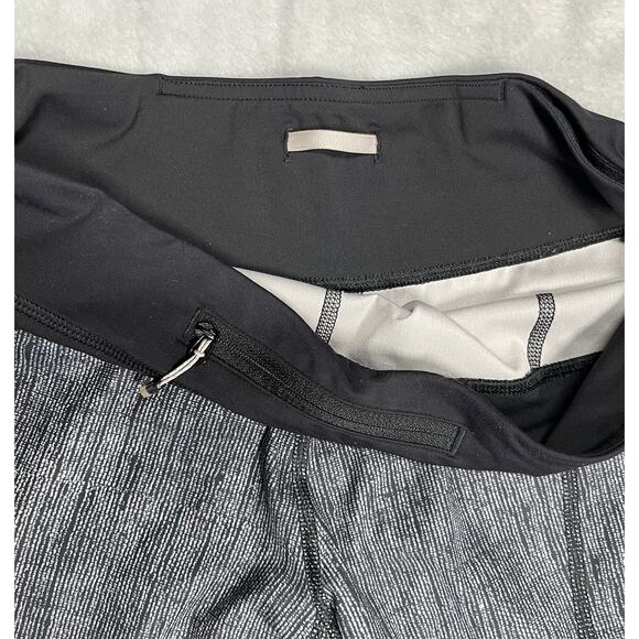 Lululemon Run Inspire Crop II Sz 6 Savasana Burlap Luxtreme Leggings Monochrome - Picture 7 of 13